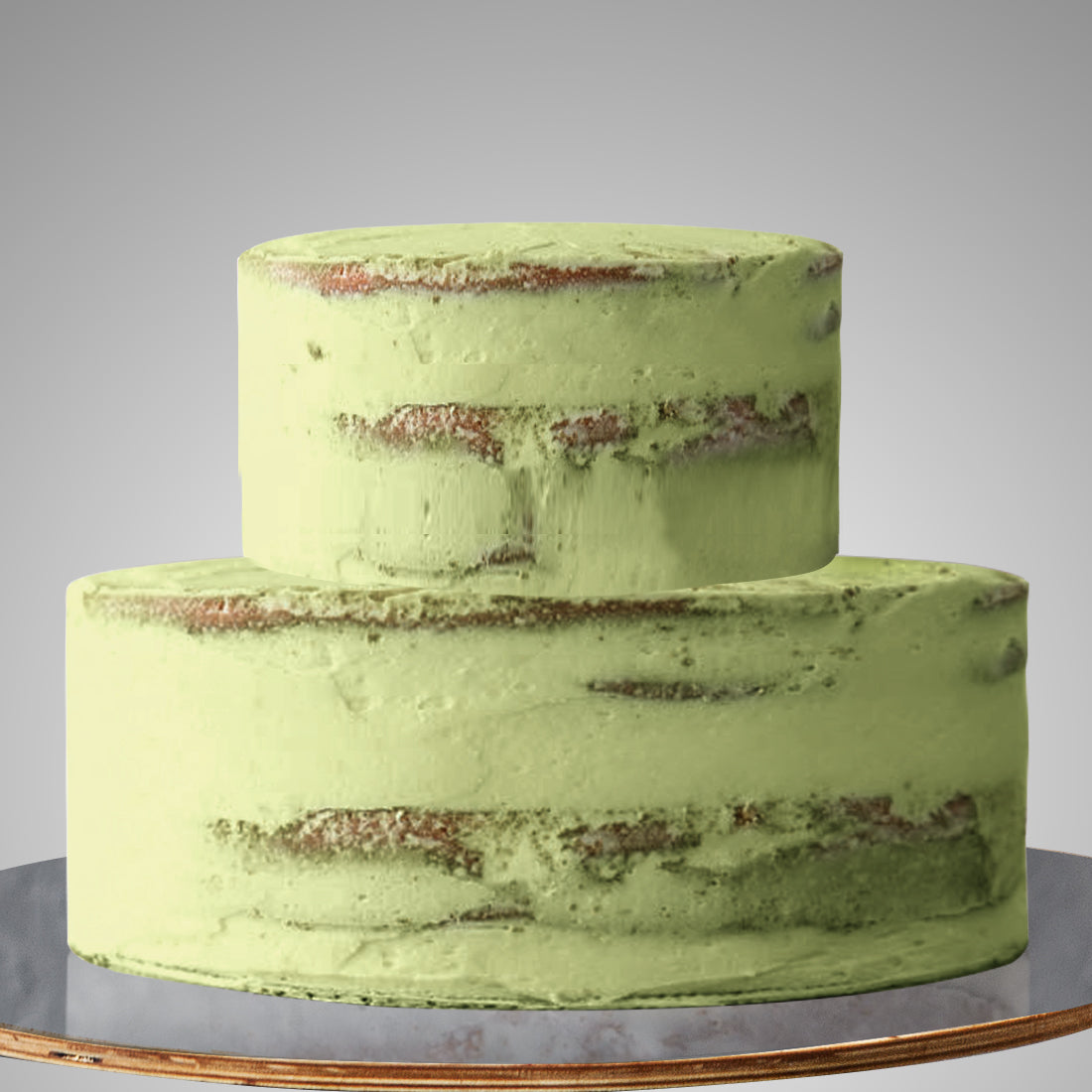 E8. Matcha / Earl Grey Tier Cake