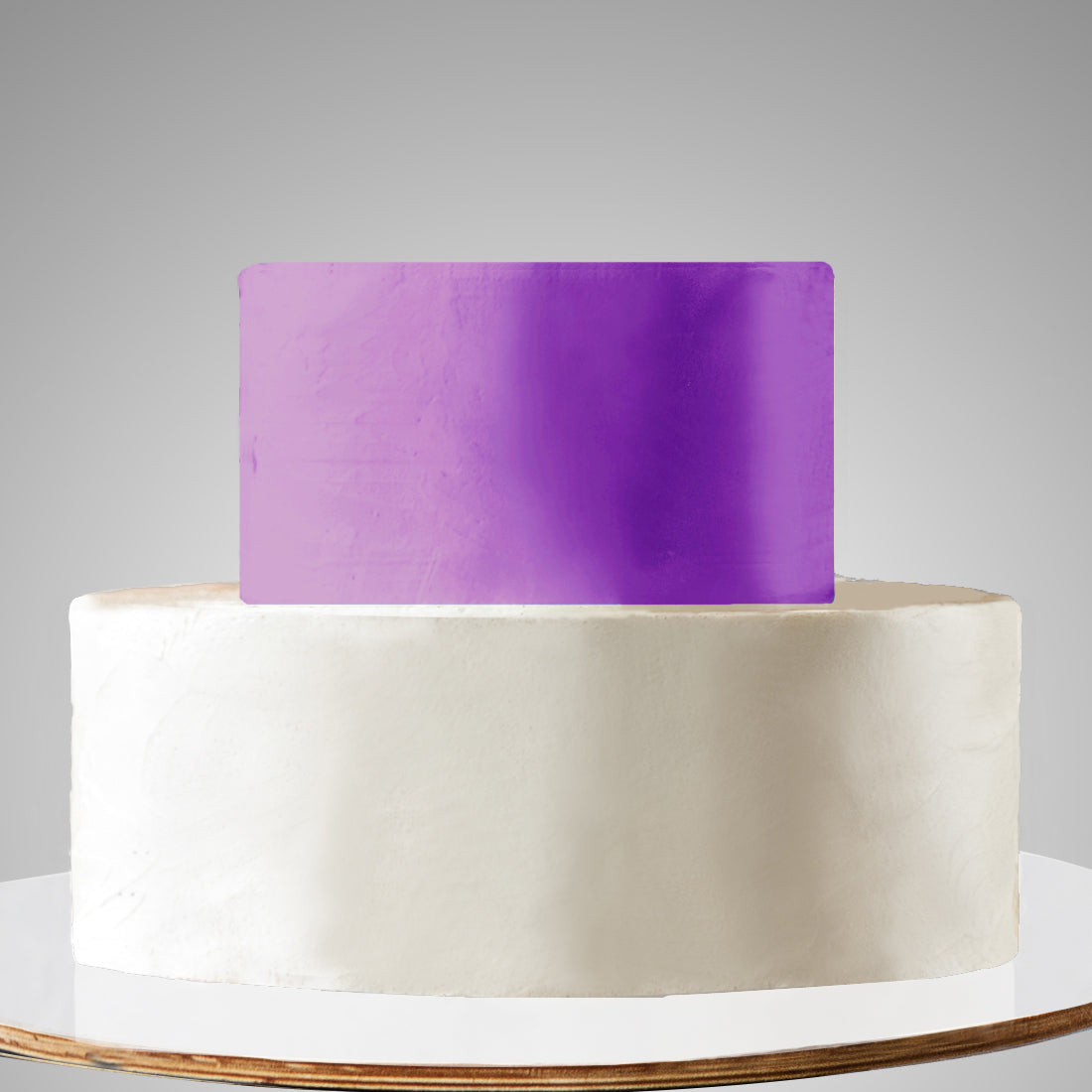 E13. 2 Tier A: Two Color, Clean Icing Cake