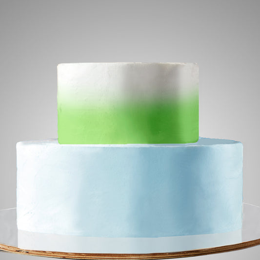 E14. 2 Tier A: 2nd Tier Ombre Cake