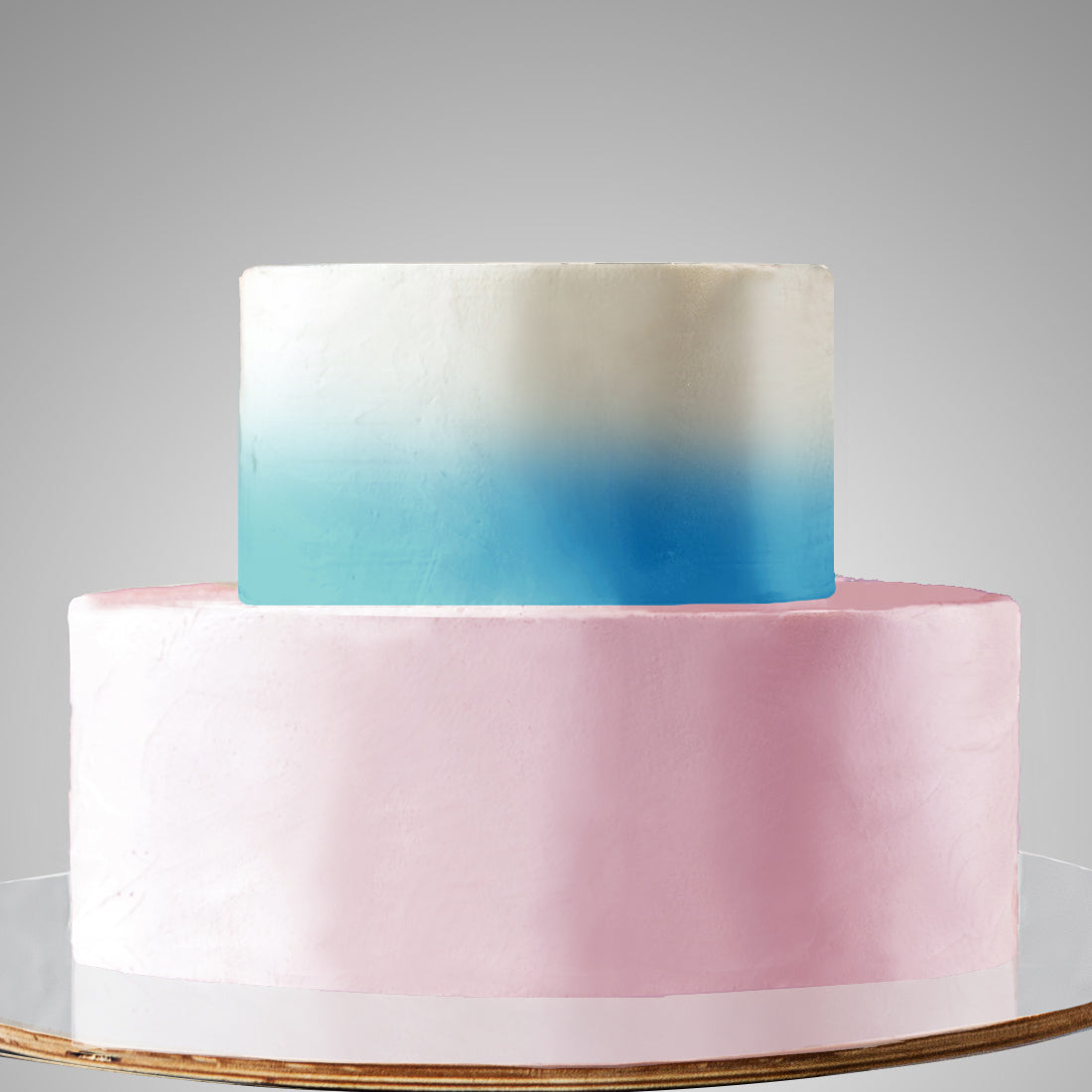 E14. 2 Tier A: 2nd Tier Ombre Cake