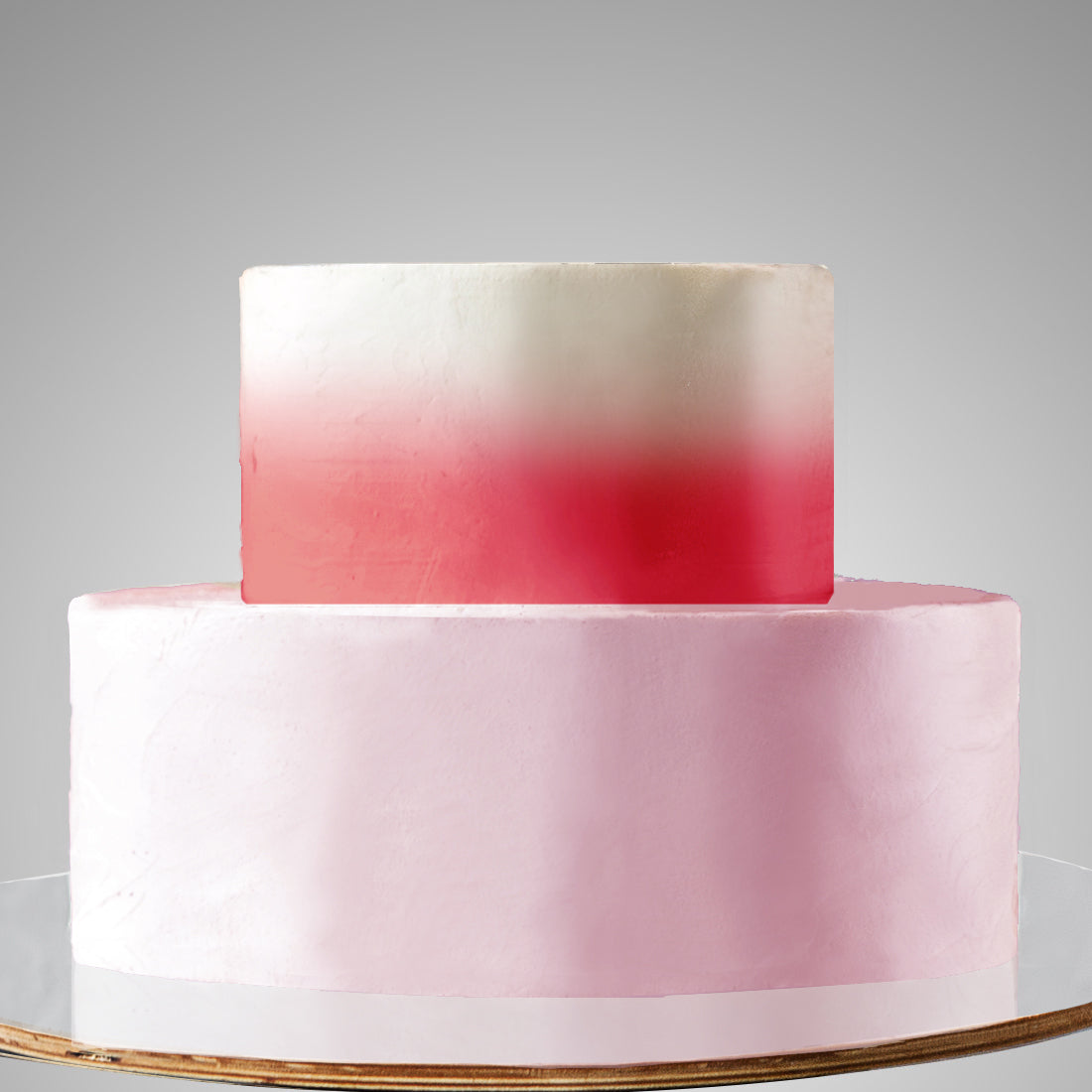 E14. 2 Tier A: 2nd Tier Ombre Cake