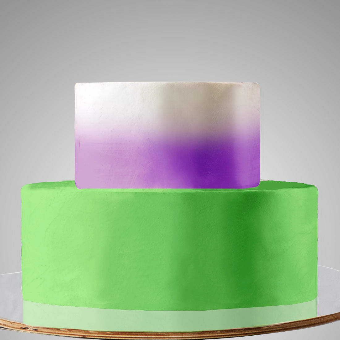 E14. 2 Tier A: 2nd Tier Ombre Cake