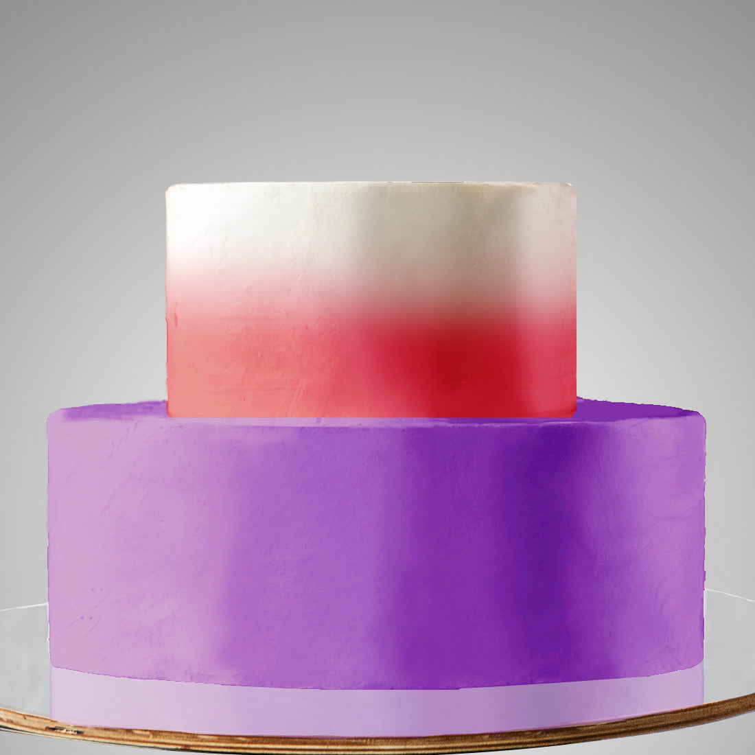 E14. 2 Tier A: 2nd Tier Ombre Cake