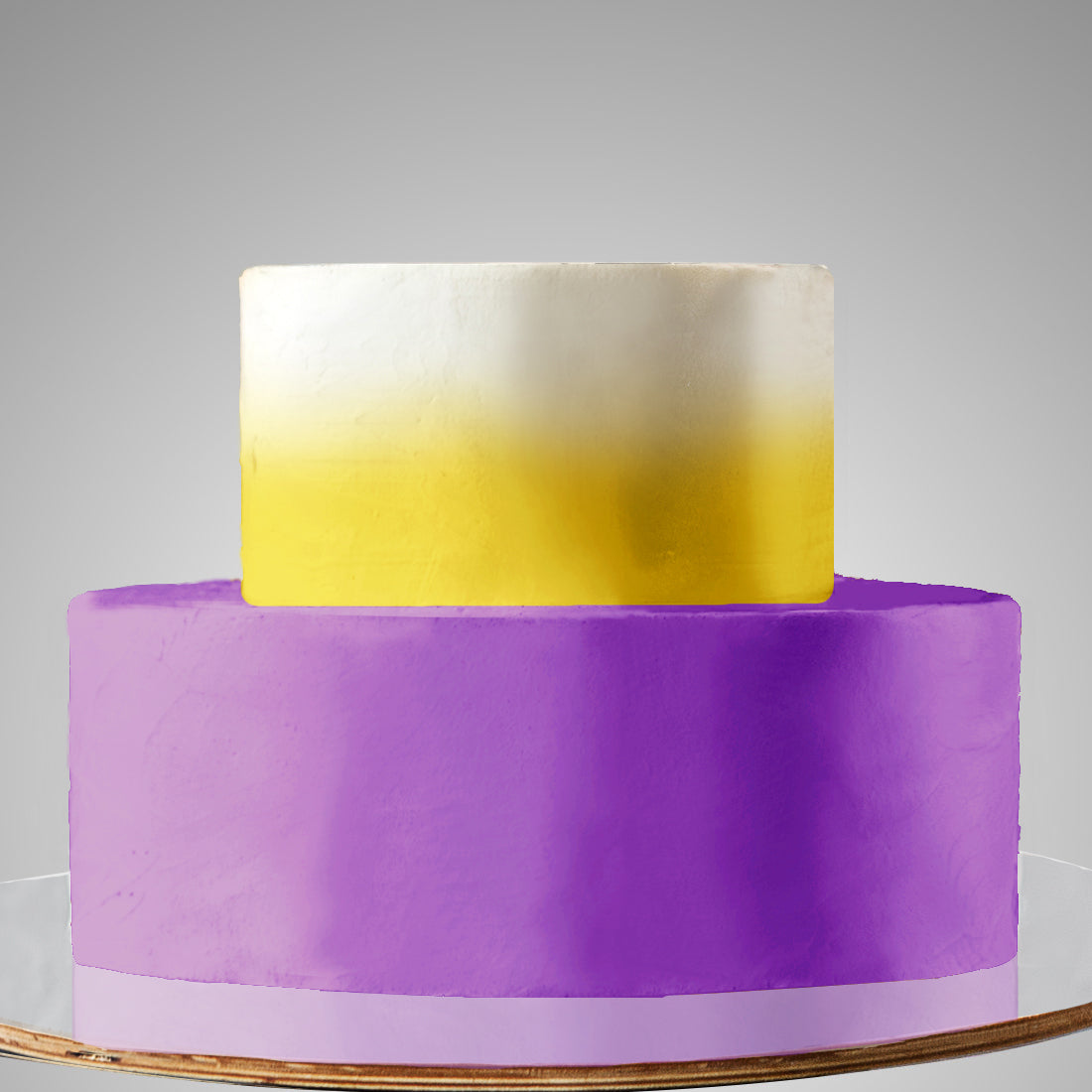 E14. 2 Tier A: 2nd Tier Ombre Cake