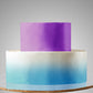 E15. 2 Tier A: 1st Tier Ombre Cake