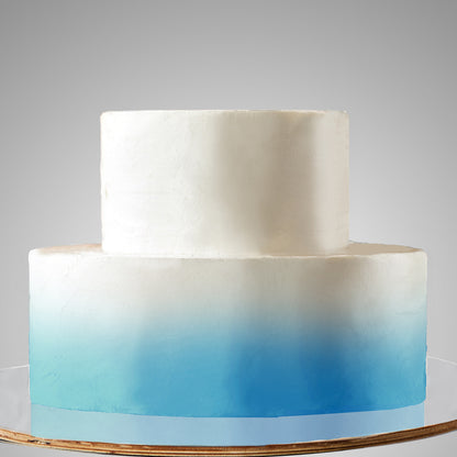 E15. 2 Tier A: 1st Tier Ombre Cake