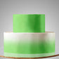 E15. 2 Tier A: 1st Tier Ombre Cake