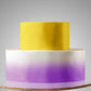 E15. 2 Tier A: 1st Tier Ombre Cake