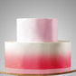 E15. 2 Tier A: 1st Tier Ombre Cake