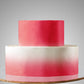 E15. 2 Tier A: 1st Tier Ombre Cake