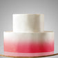 E15. 2 Tier A: 1st Tier Ombre Cake