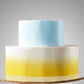 E15. 2 Tier A: 1st Tier Ombre Cake