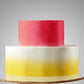 E15. 2 Tier A: 1st Tier Ombre Cake