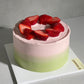 A14. Strawberry Matcha Cake