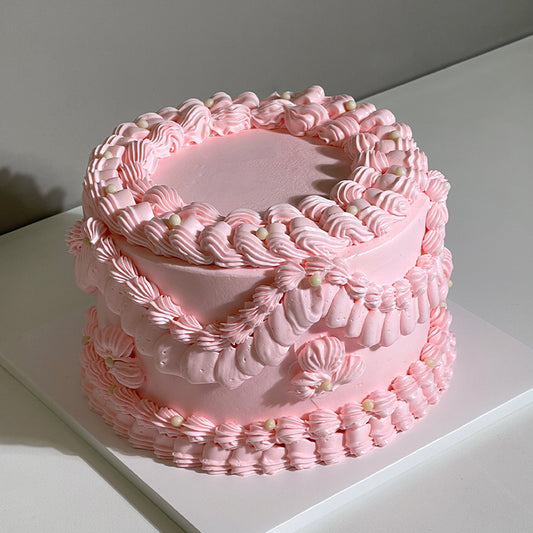 C6. Buttercream Princess Cake